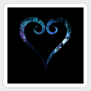 Heart KH grunge galaxy Sticker